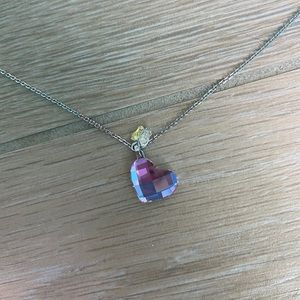RARE Swarovski Heart and Butterfly Necklace